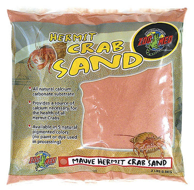 Zoo Med Hermit Crab Sand Mauve, 2 lb