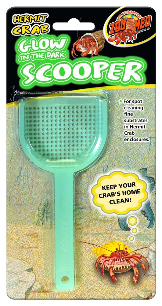 Zoo Med Hermit Crab Sand Scooper - Glow in the Dark