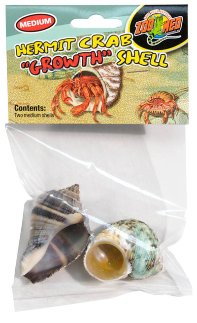 Zoo Med Hermit Crab Growth Shell Assorted, Medium, 2-Count