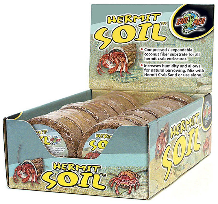 Zoo Med Hermit Soil Coconut Fiber Substrate - 2 lb (Case of 16)