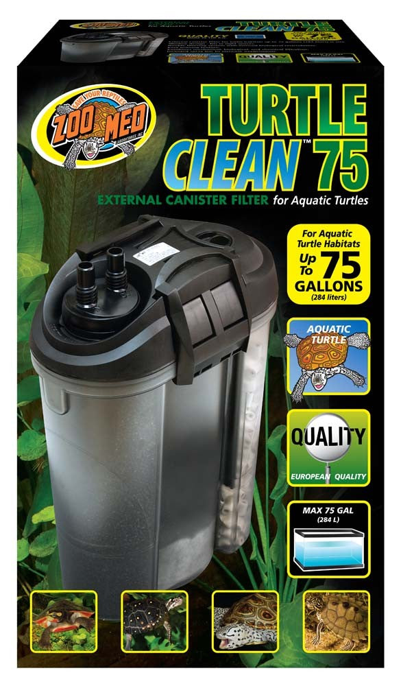 Zoo Med Turtle Clean 75 External Canister Aquarium Filter