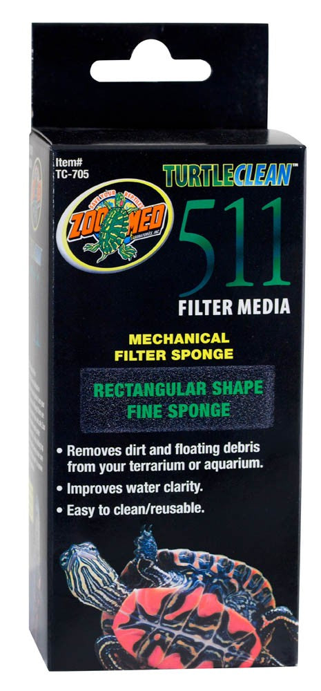 Zoo Med Rectangle Fine Sponge Replacement for 30/511 Turtle Filter