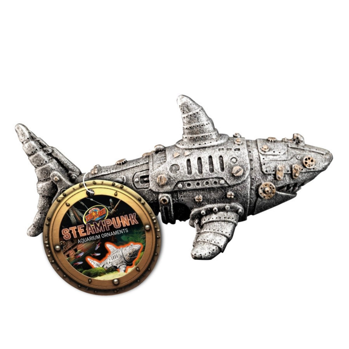 Zoo Med Steampunk Ornament Shark, 1ea/One Size - Pets Perfect