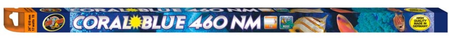 Zoo Med Coral, Blue 460 NM T8 Lamp, Blue, 24 in