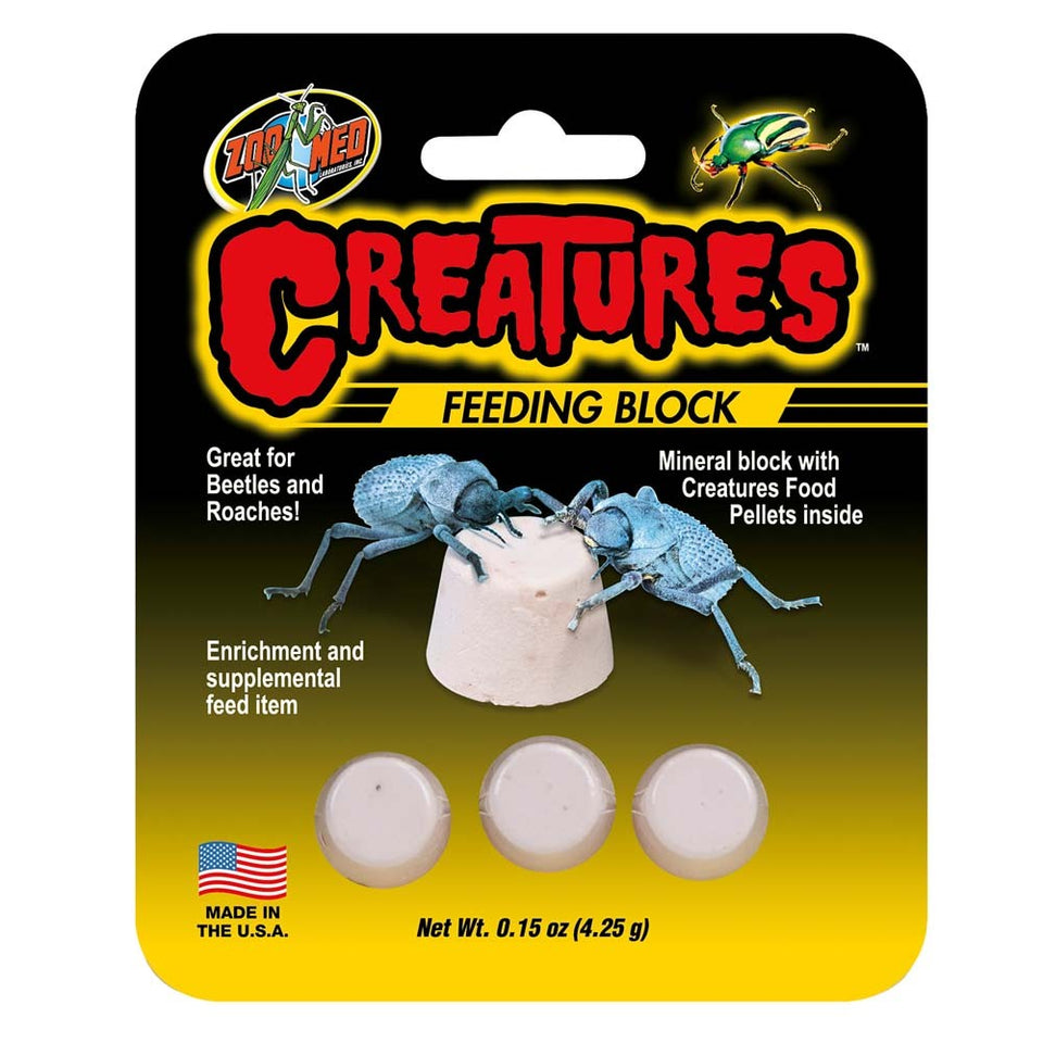 Zoo Med Creatures Banquet Block 3pk/ .15oz