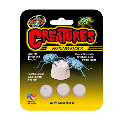 Zoo Med Creatures Feeding Block 0.15 oz 3 Pack Default Title
