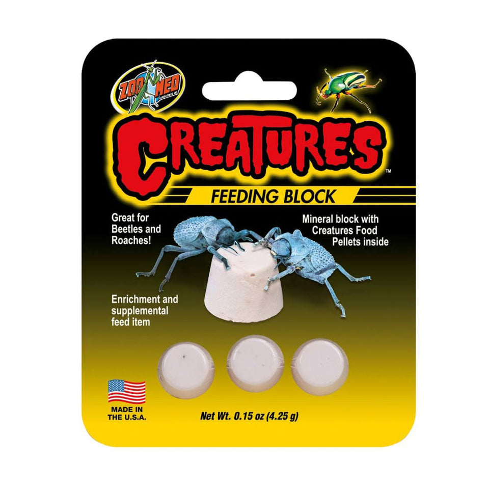Zoo Med Creatures Feeding Block 0.15 oz 3 Pack Default Title