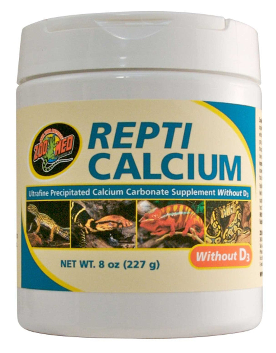 Zoo Med Repti Calcium without Vitamin D3 Reptile Supplement, 8 oz