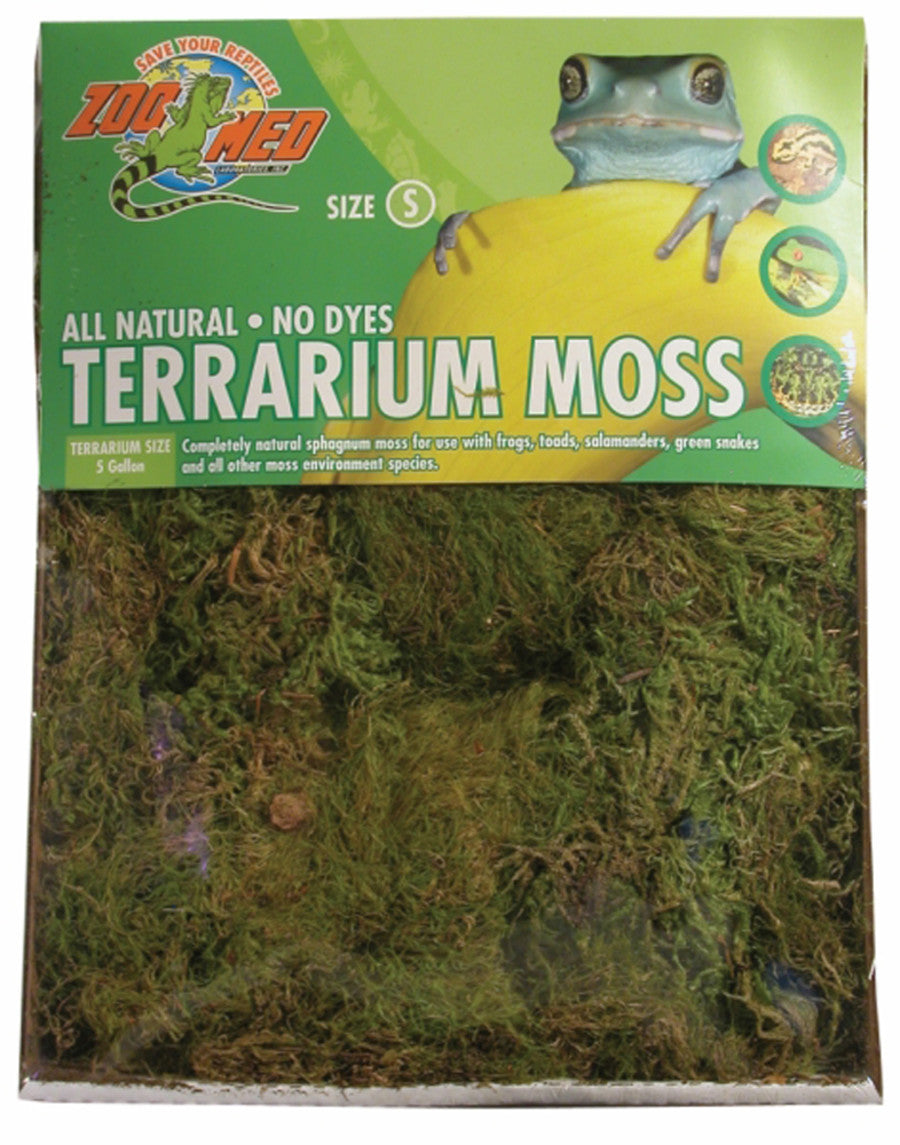 Zoo Med Terrarium Moss Substrate, Green, 5 gal, Small