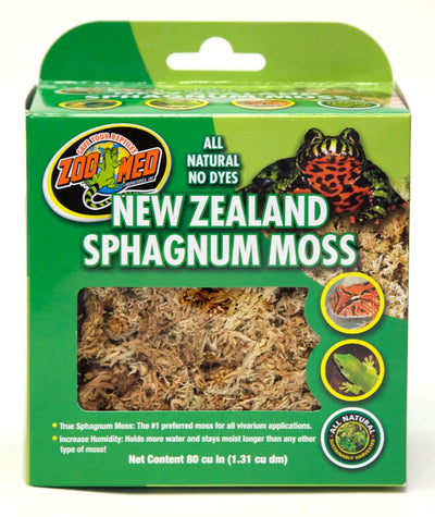 Zoo Med New Zealand Sphagnum Moss, Brown, 80 Cu. in