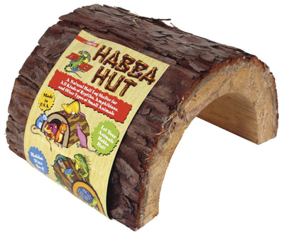 Zoo Med Habba Hut Terrarium Hideaway, Brown, Large