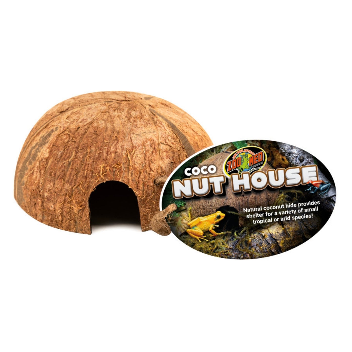 Zoo Med Coco Nut House Natural Reptile Hide