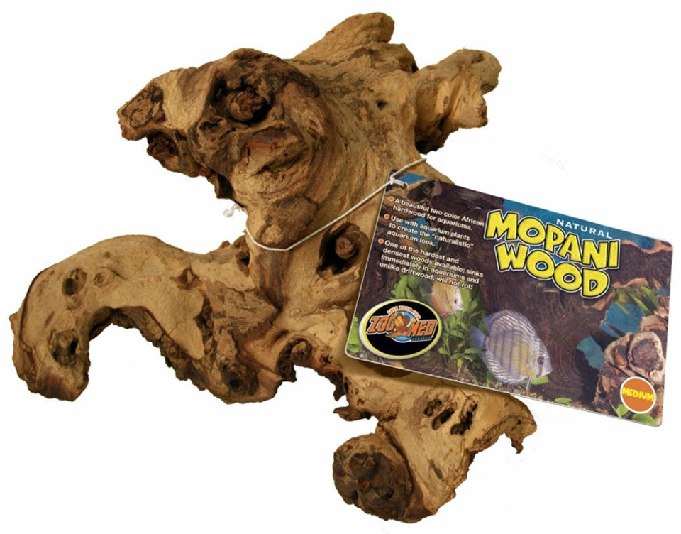 Zoo Med Aquarium Mopani Wood, Brown, 10In12 in, Medium