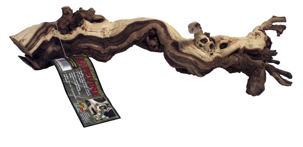 Zoo Med Premium Sand Blasted Grapevine Wood - Show Size
