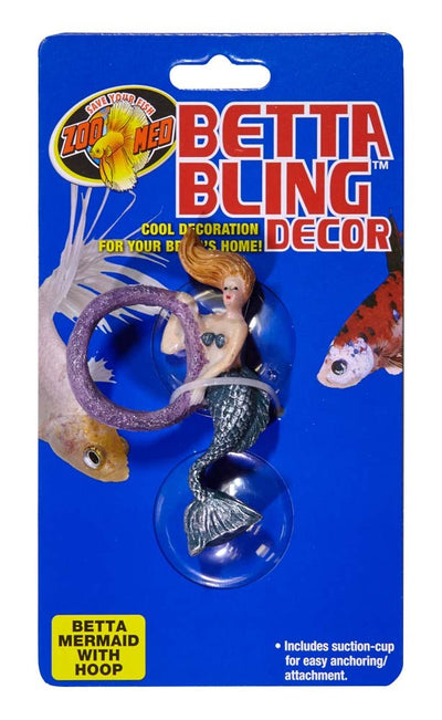 Zoo Med Betta Bling Mermaid with Hoop