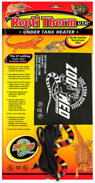 Zoo Med ReptiTherm Under Tank Heater (U.T.H) 24W, 8 in x 18 in, Large