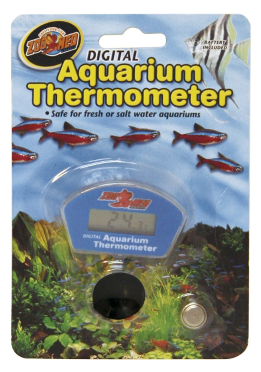 Zoo Med Digital Aquarium Thermometer - Blue