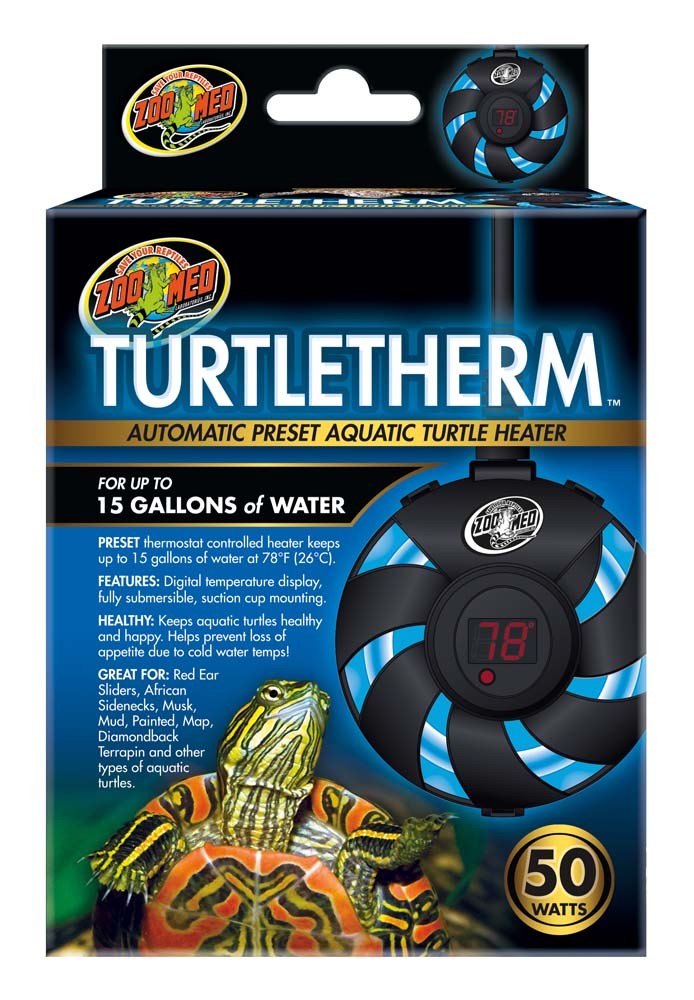 Zoo Med TurtleTherm Automatic Preset Aquatic Turtle Heater - 50W