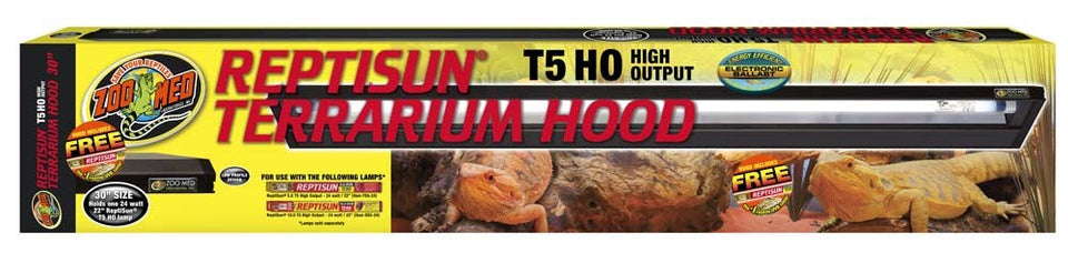 Zoo Med ReptiSun T5 HO Terrarium Hood with 5.0 Bulb, 30 in