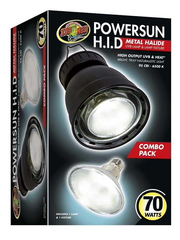 Zoo Med PowerSun H.I.D. Metal Halide UVB Combo Kit