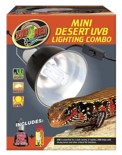 Zoo Med Mini Desert UVB Lighting Combo Pack