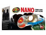 Zoo Med Nano Combo Dome Lamp Fixture Black 8 in x 4 in