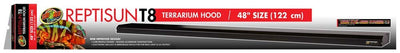 Zoo Med ReptiSun T8 Terrarium Hood Hood Only, Black, 48 in