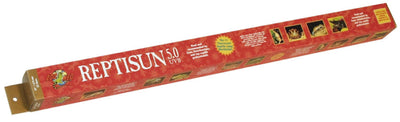 Zoo Med ReptiSun 5.0 UVB T8 Fluorescent Lamp, White, 24 in