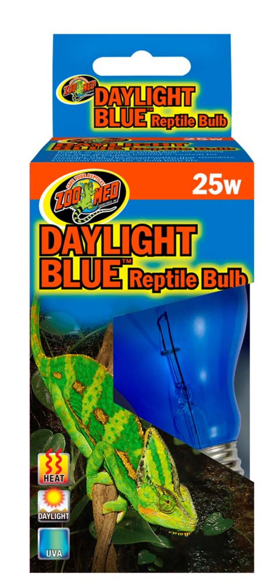 Zoo Med Daylight Blue Reptile Bulb, Blue, 25W