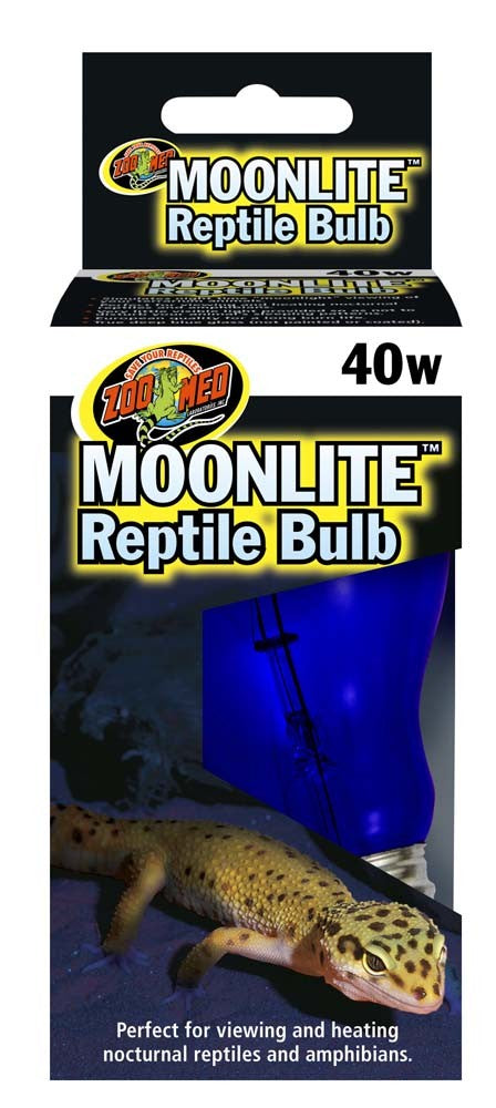 Zoo Med Moonlite Reptile Bulb Deep, Blue, 40W