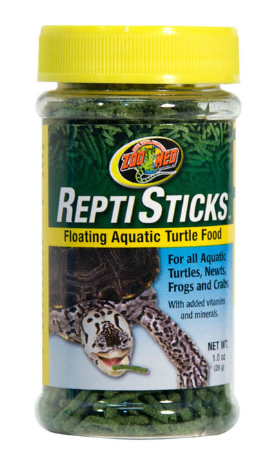 Zoo Med Reptisticks Floating Aquatic Turtle Dry Food, 1 oz