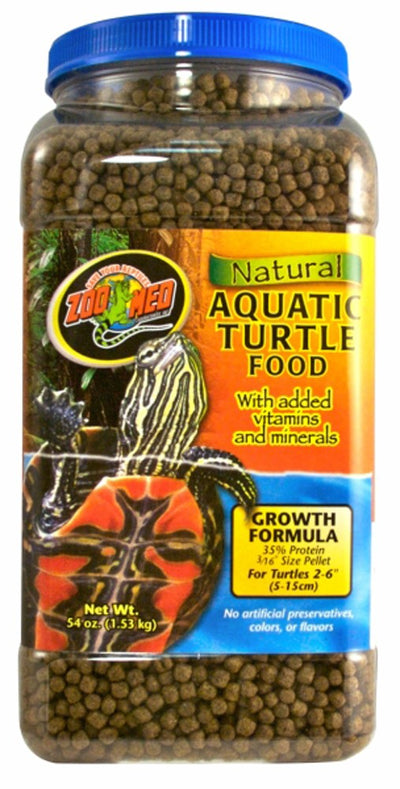 Zoo Med Natural Aquatic Turtle Pellet Food 54oz