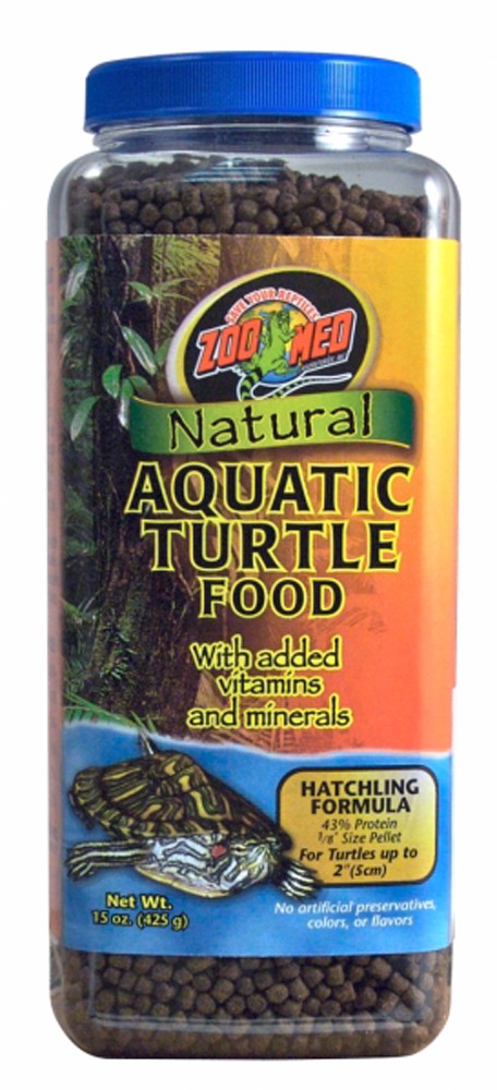 Zoo Med Natural Aquatic Turtle Micro Pellet Hatchling Food, 15 oz