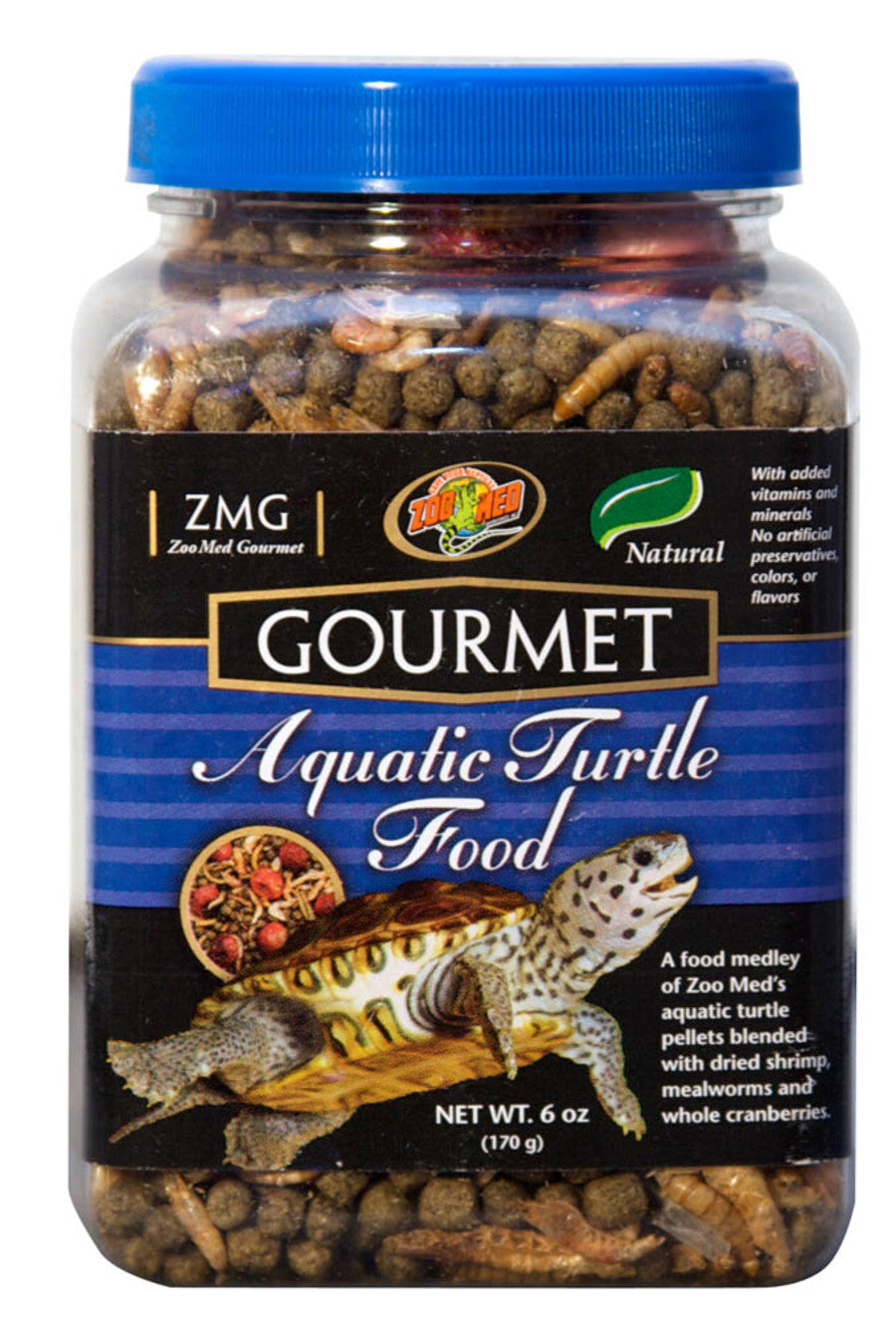 Zoo Med Gourmet Aquatic Turtle Dry Food, 6 oz
