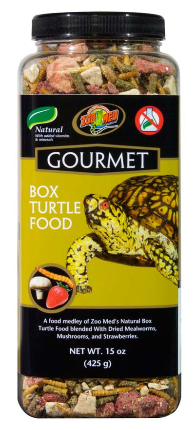 Zoo Med Gourmet Box Turtle Dry Food, 15 oz