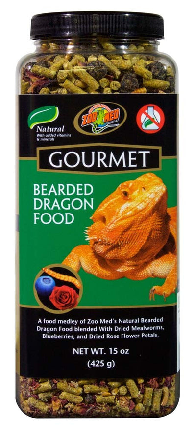 Zoo Med Gourmet Bearded Dragon Food 15oz