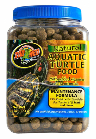 Zoo Med Aquatic Turtle Food Maintenance Formula Dry Food, 6.5 oz