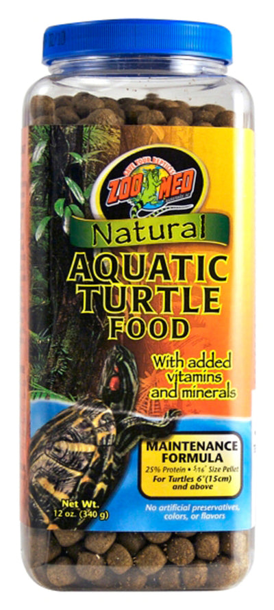 Zoo Med Aquatic Turtle Food Maintenance Formula Dry Food, 12 oz