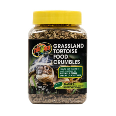 Zoo Med Grassland Tortoise Food Crumbles 1ea/8oz. Default Title