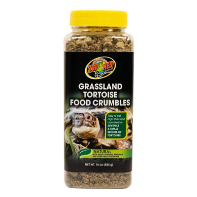 Zoo Med Grassland Tortoise Food Crumbles 1ea/16oz. Default Title