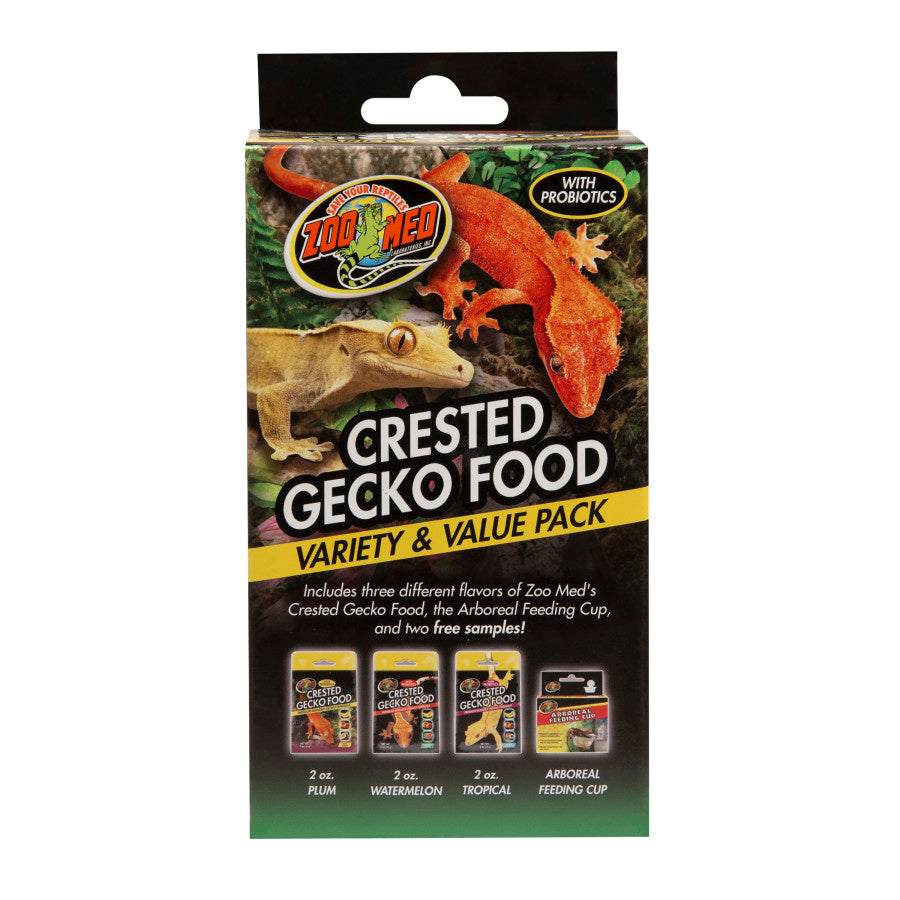 Zoo Med Crested Gecko Food Variety & Value Pack - 3 Flavors