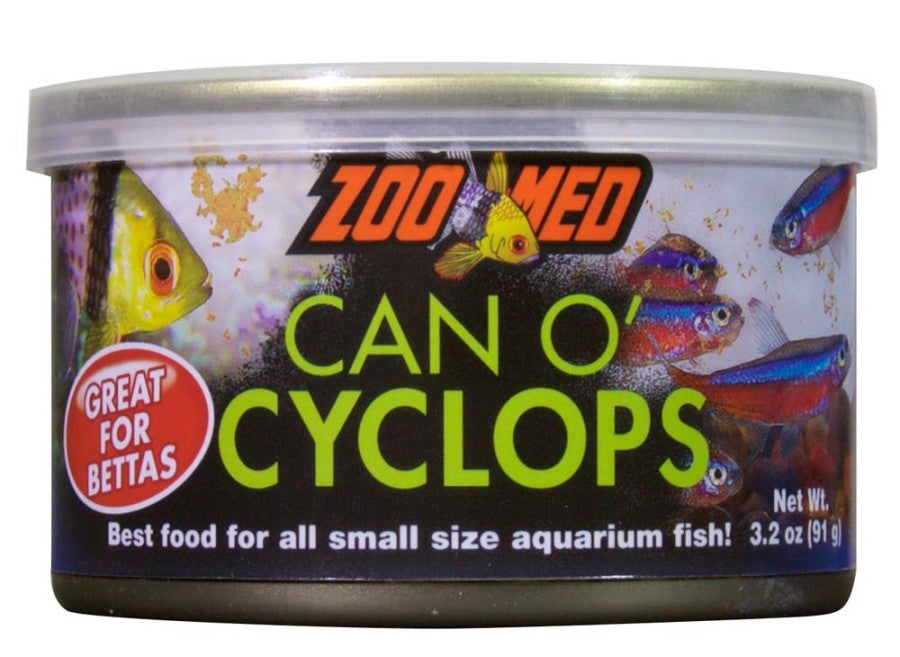 Zoo Med Can O' Cyclops Freeze-Dried Fish Food, 3.2 oz