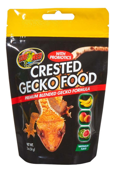 Zoo Med Crested Gecko Food Premium Blended Watermelon Dry Food, 2 oz
