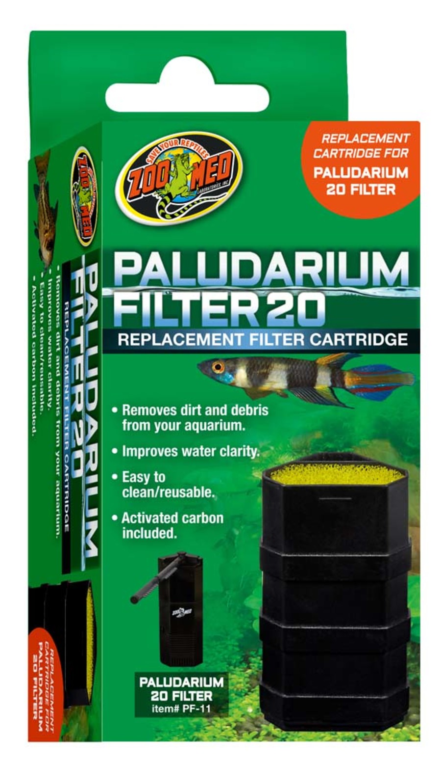 Zoo Med Replacement Filter Cartridge for PF-11 Paludarium Filter
