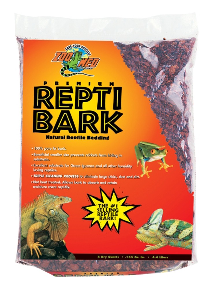 Zoo Med ReptiBark Natural Fir Bark Substrate, 4 qt