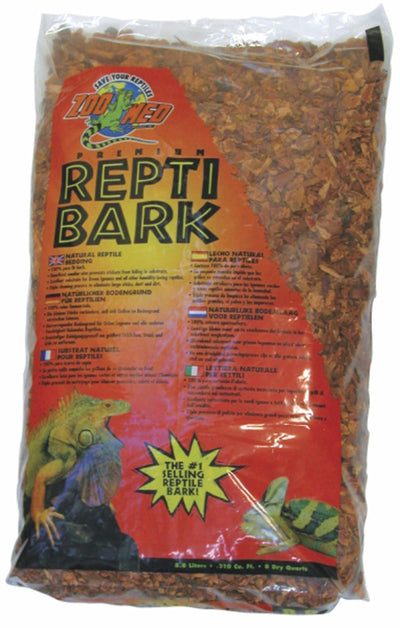 Zoo Med Premium ReptiBark Bedding Substrate, Brown, 24 qt