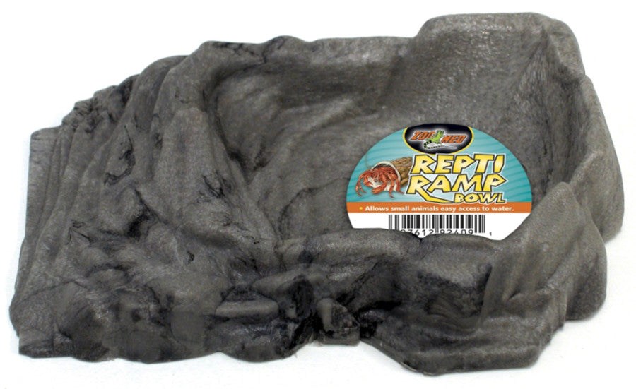 Zoo Med Repti Ramp Bowl - Black, Small