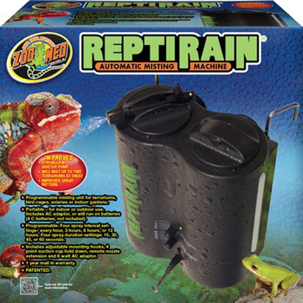 Zoo Med Repti Rain Automatic Misting Machine - Black