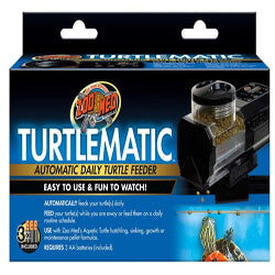 Zoo Med Turtlematic Automatic Daily Turtle Feeder - Black