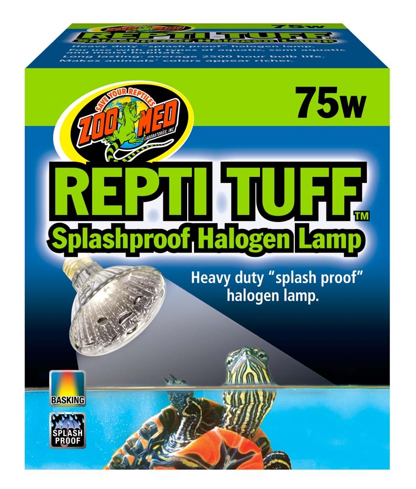 Zoo Med Repti Tuff Splashproof Halogen Lamp - White, 75W